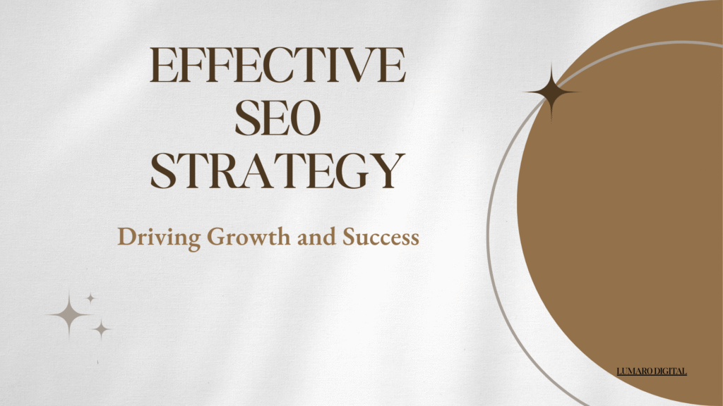 Effective SEO Strategy